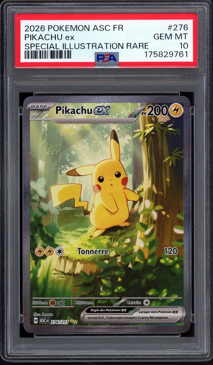 PSA 10 Pikachu Ex