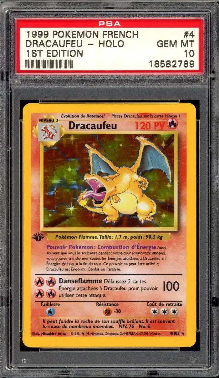 PSA 10 Dracaufeu Holo