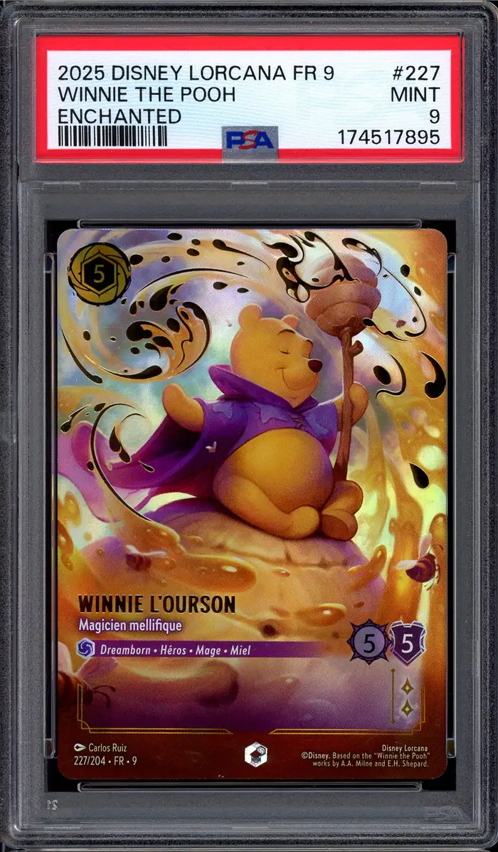 PSA 9 Winnie l'Ourson Enchantée