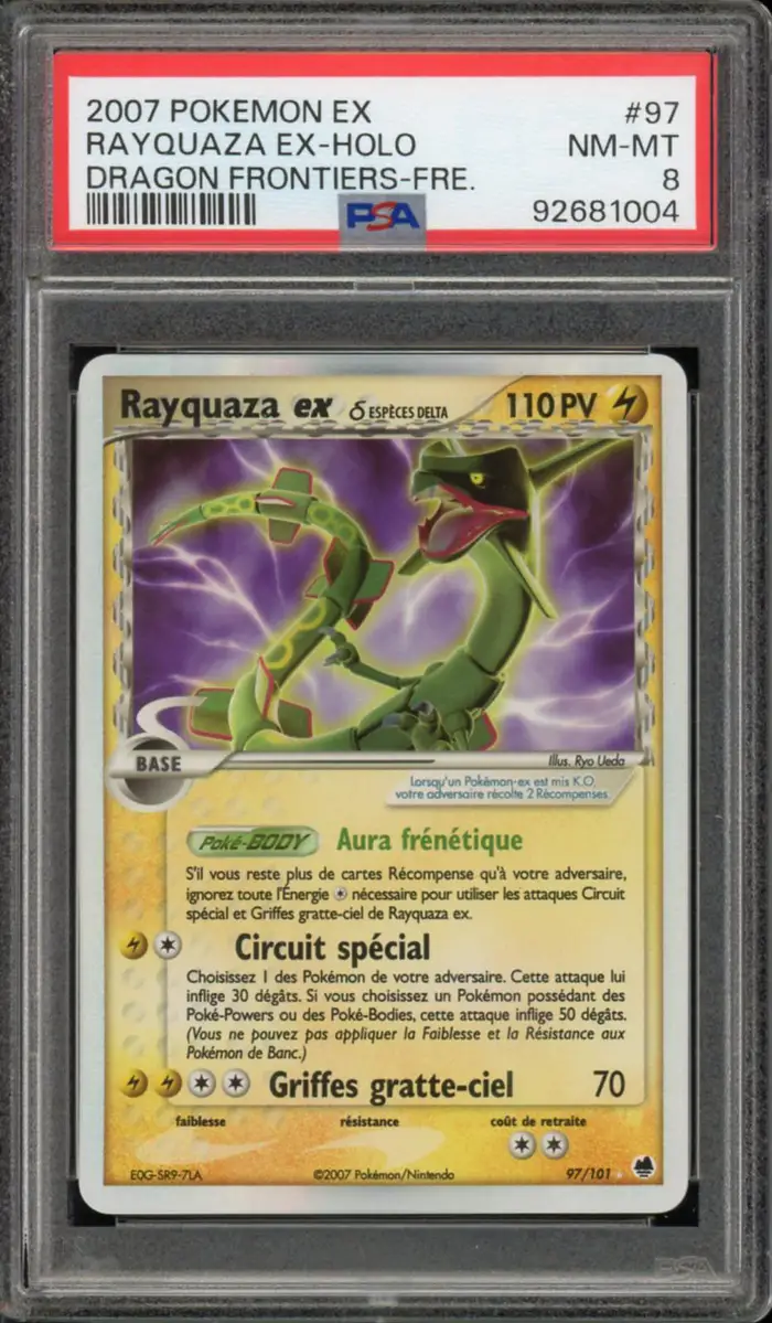 PSA 8 Rayquaza Ex