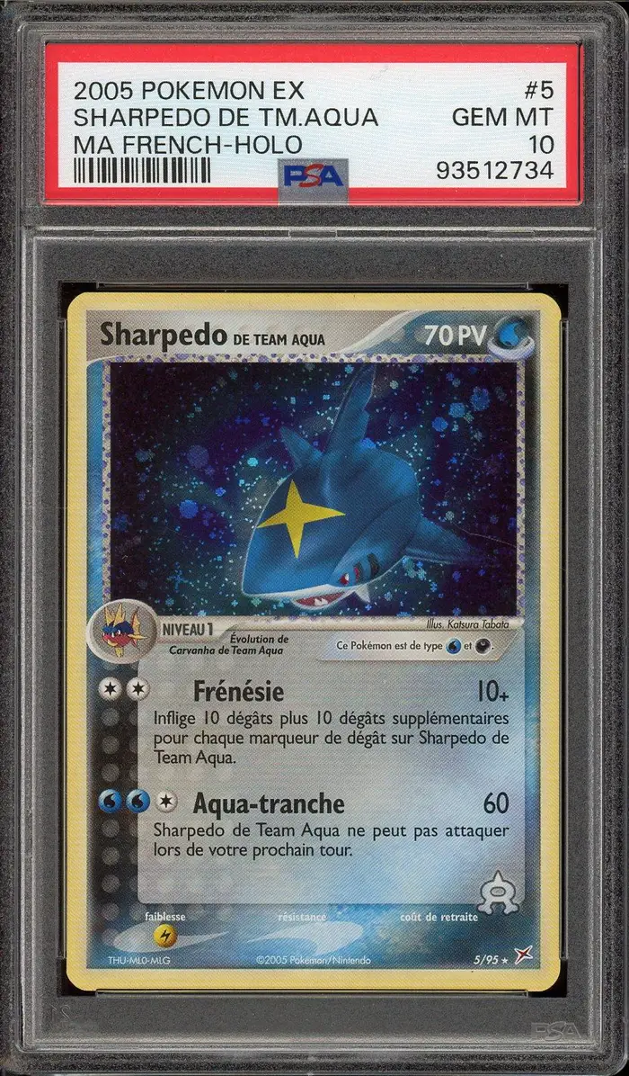 PSA 10 Sharpedo Holo