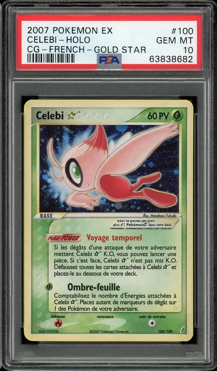 PSA 10 Celebi Gold Star