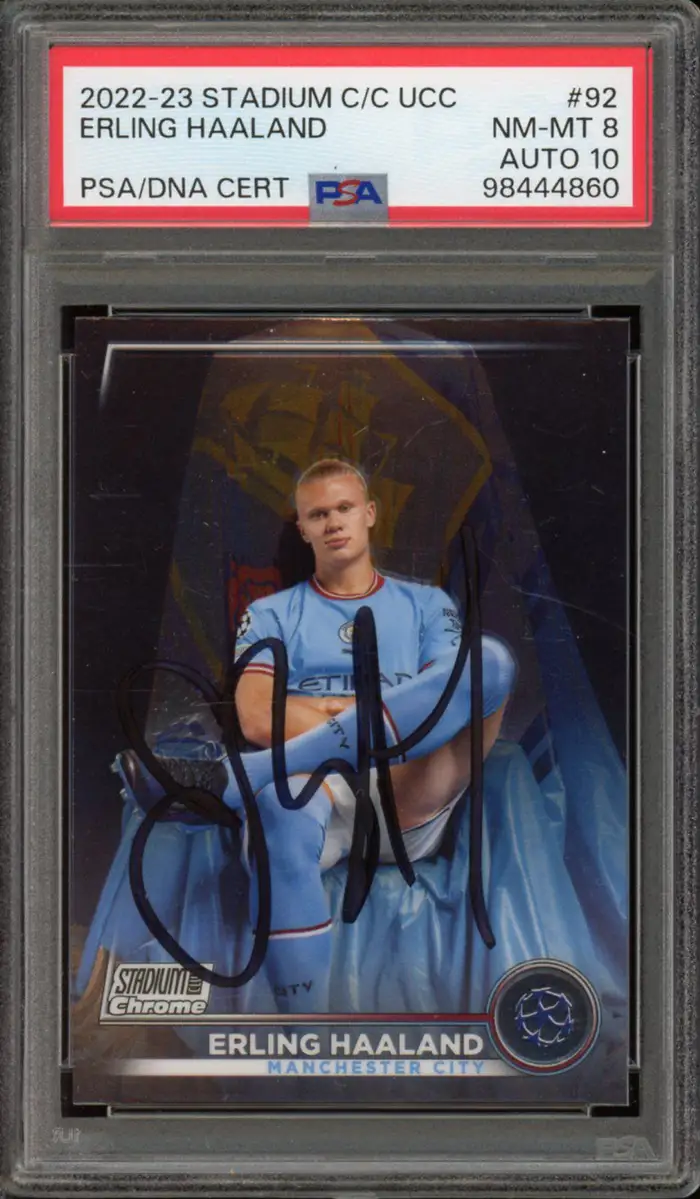 PSA 8 Erling Haaland Base