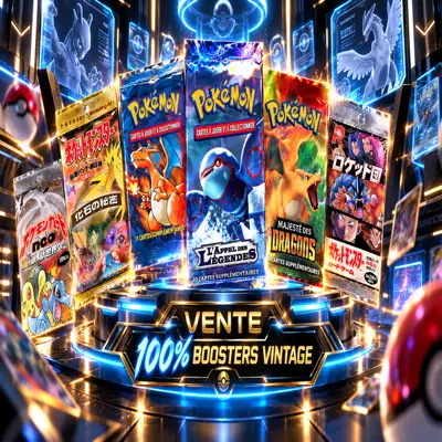 Vente 100% boosters vintage Pokémon 🔥