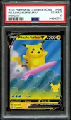 PSA 10 Pikachu Surfeur V thumbnail 1