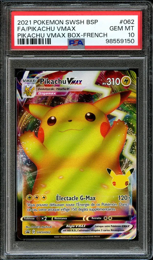 PSA 10 Pikachu VMax