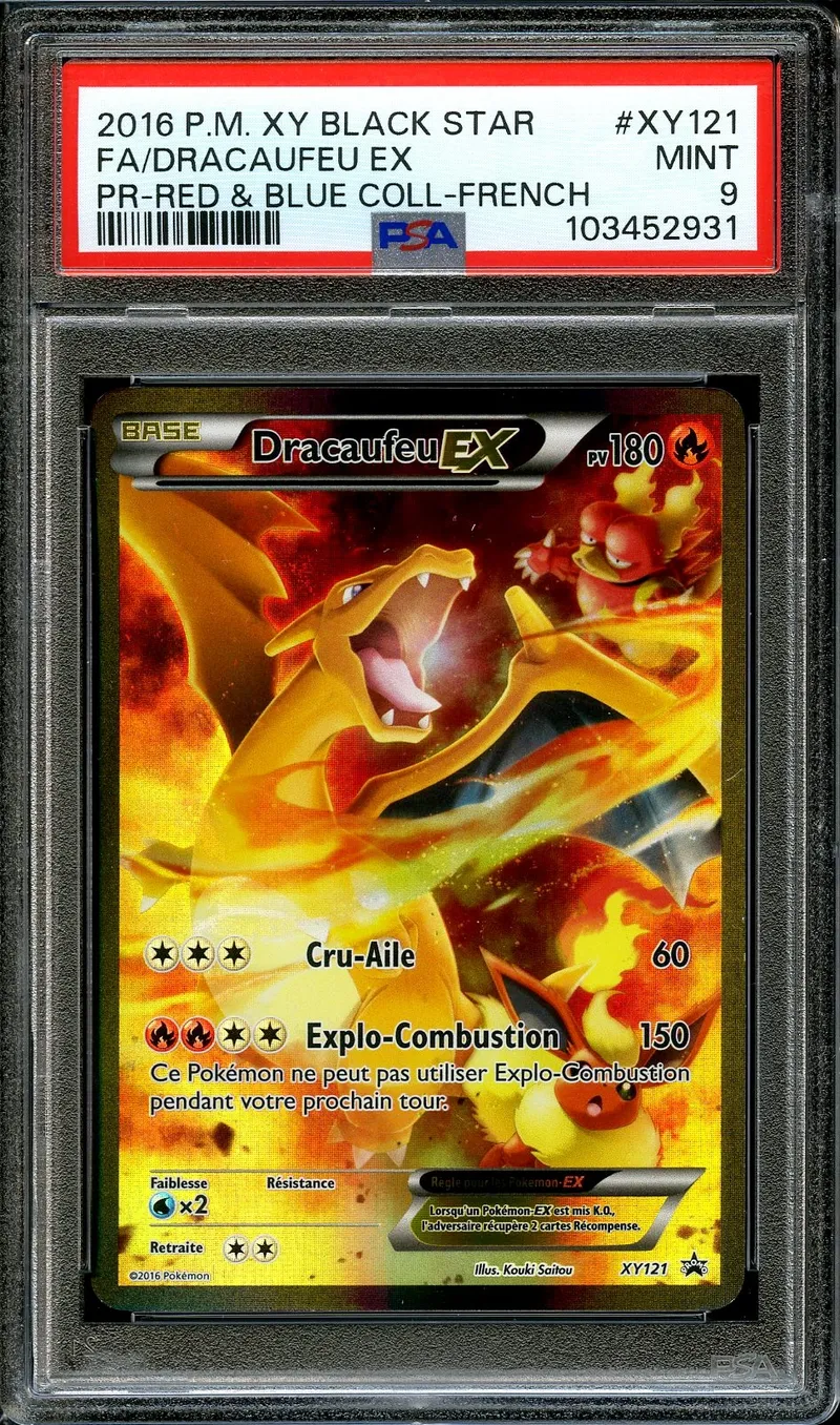 PSA 9 Dracaufeu Ex